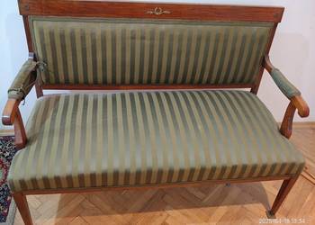 Ławeczka sofa w stylu Empire