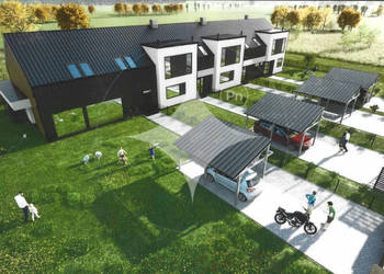 Lipsko k. Zamościa - Domy w zabudowie szeregowej