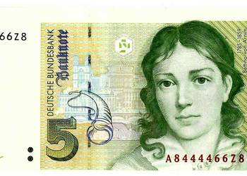 5 marek niemieckich 1992 5 DM A8444466Z8