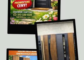Drzwi zewnętrzne nowe i okna plastikowe uzywane