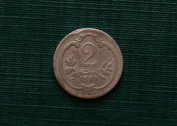 AUSTRIA - 2 halerze (1897r)