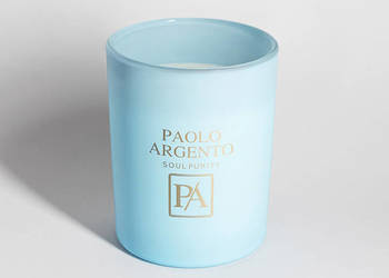 Świeca Sojowa Paolo Argento AZZURRO Casual Cilindro
