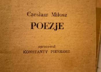 Miłosz Poezje biblioteka Analiz Literackich najtańsze okazy
