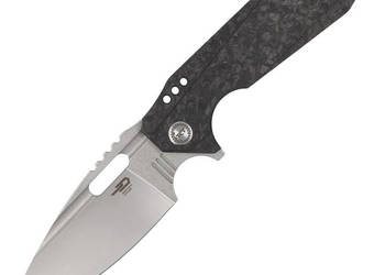 Nóż składany Bestech Shodan Grey Titanium / Carbon Fiber, Stonewash / Sati…