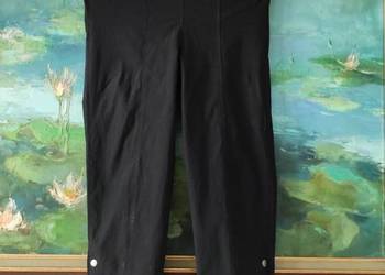 Lau Rie spodnie elastyczne chinosy casual slim fit lift wysoki stan szeroki