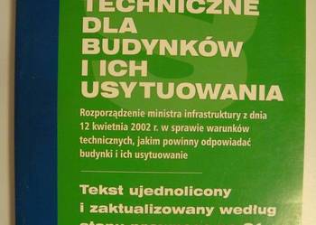 WARUNKI TECHNICZNE DLA BUDYNKÓW I ICH USYTUOWANIA