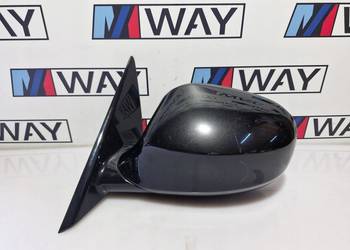 BMW 3 E90 E91 LCI LUSTERKO LEWE 3PIN SHADOW ORYGINAŁ 475 BLACK SAPPHIRE