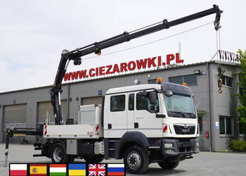 MAN TGM 13.250 4x4 / HDS / pilot / 160 tys. km! / kabina brygadowa_253174