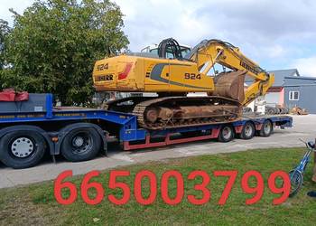 Transport Laweta Niskopodwozie kombajn ciągnik koparka ładowarka domek