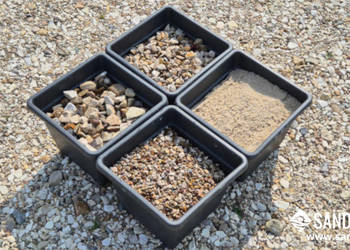 Żwir płukany, filtracyjny, ozdobny, do betonu