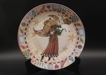 Porcelanowy talerz motyw anioła
