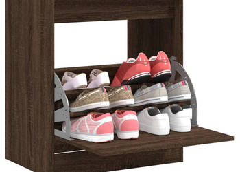 Szafka na buty brązowy dąb 60x42x69 cm WM-839986