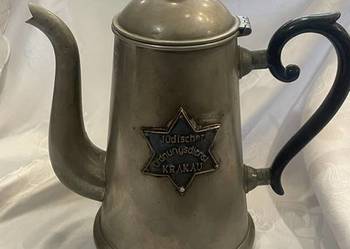Żydowski dzbanek z emblematem Jüdischer Ordnungsdienst – II wojna światowa