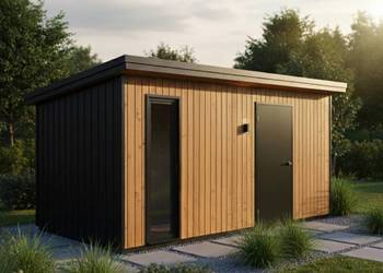 Nowoczesny domek narzędziowy gospodarczy 4x2,4m