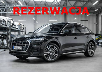 Audi Q5 Sportback 2.0 TFSI 265 KM. Pneumatyka! Wentylacja. Skóra. Matrix. …