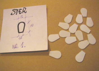 Stery do woblerów WZÓR nr.1 z z 1,5 mm. 50szt. poliwęglanu czytaj