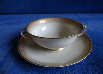 Bulionówka ze spodkiem Rosenthal Aida ecru