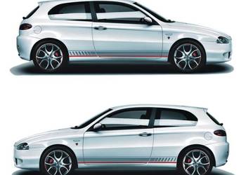 ALFA ROMEO 147 159 Ducati Corse Naklejki Pasy boczne na Samochód Tuning