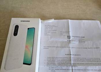 NOwy SAMSUNG A26 5G 8/256 NOWY BIALY GWAR.PRODUCENTA 24M!BEZ BLOKAD BEZ RAT