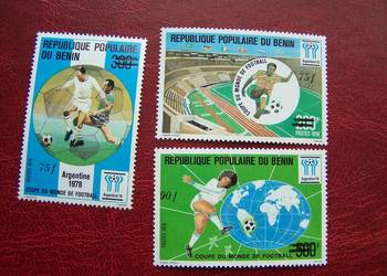 Benin 1978 MNH Mi. 132/4 Sport Piłka nożna MŚ Argentyna 78