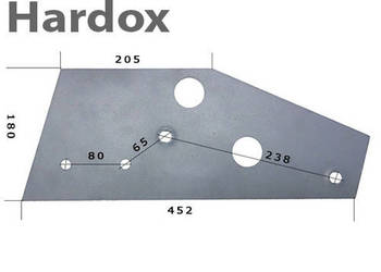 Płoza krótka HARDOX 90063008/L części do pługa SKJOLD