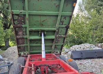 Przyczepa tandem warfama 8 przyczepa dwu osiową z kiprem