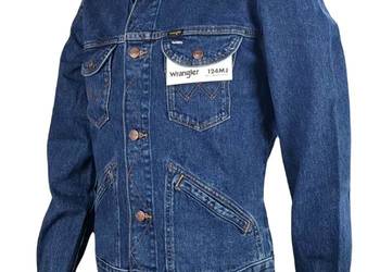 Męska kurtka jeansowa Wrangler 124MJ Western Jacket Regular nowa - S