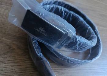 Pasek skórzany męski Lacoste - do garnituru jak i na co dzień