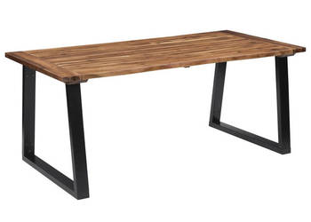 Stół z litego drewna akacjowego 180 x 90 cm WM-288068