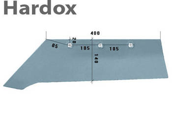 Lemiesz 300hektarów HARDOX 3333805/L NS1L do pługa LEMKEN