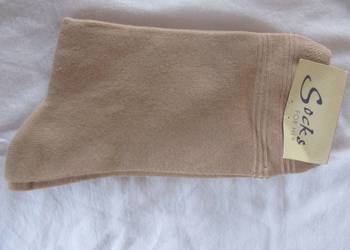 skarpety damskie socks for her jasno beżowe 39-42
