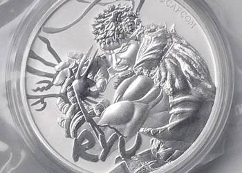 1 dolar 2022r ,Tuvalu 1oz Ag 999, Street Fighter