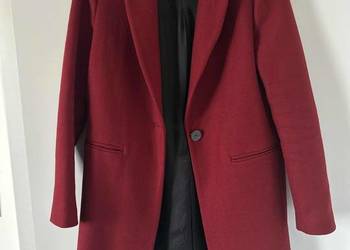 Płaszcz Zara 75% wełna podszewka wiskoza