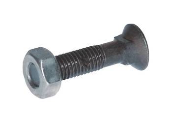 Śruba płużna stożkowa z blokadą i nakętką  M10x45 APL1045109