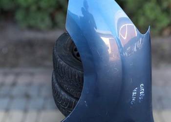 Partner, Berlingo 08-18 lewy błotnik niebieski kod lakieru nieznany