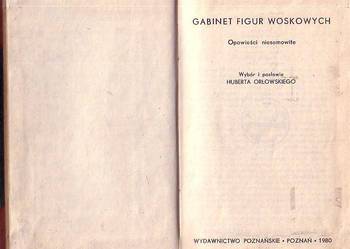 (9261) GABINET FIGUR WOSKOWYCH (OPOWIEŚCI NIESAMOWITE) – WYB