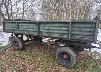Przyczepa rolnicza D35 kaczka wywrotka dwuosiowa