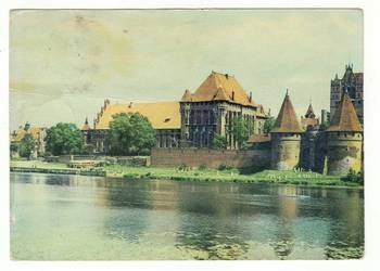 MALBORK ZESPÓŁ ZAMKU POKRZYŻACKIEGO OD STRONY NOGATU