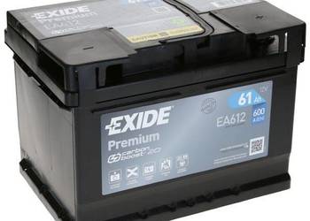 Akumulator Exide Premium 12V 61Ah 600A L2B P+ EA612