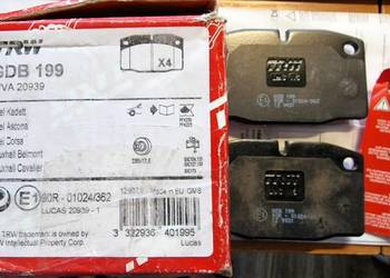 Klocki Hamulcowe TRW GDB199 Opel Corsa Astra  Vectra Omega