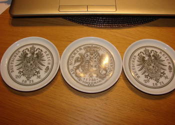 Deutsches Reich porcelanowy talerzyk kolekcjonerski