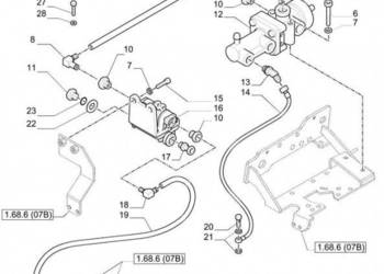 New Holland T6010 Zawór 84157669