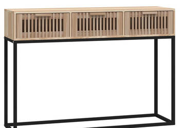 Stolik konsolowy 105x30x75cm materiał drewnopochodny i żelazo WM-352108