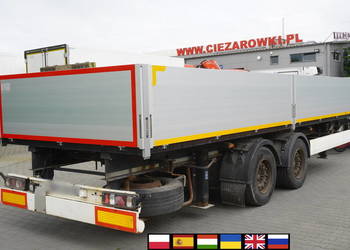 Przyczepa budowlana Krone / Burtowa 18 palet / NOWA ZABUDOWA/ 2 szt_247220
