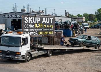 SKUP AUT! Płacimy 0,35 zł za kg! Odbieramy własnym transportem!