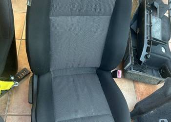 Fotele + Boczki welurowe Alfa 159 SW czarne