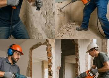 Usługi skucia kafli, betonu, Wrocław, fundamentów, Wrocław