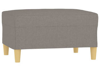 Podnóżek taupe 70x55x41 cm tapicerowany tkaniną WM-349278