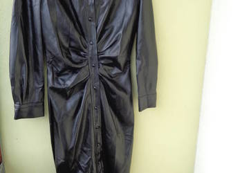 ZARA sukienka Xs/34 z włoskiej skóry