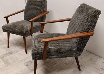 fotel fotele PRL vintage design jak lis chierowski kędziorek